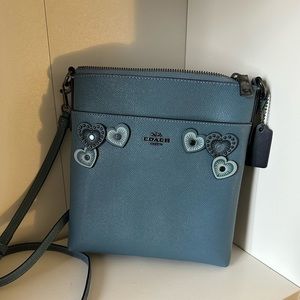 Coach heart small crossbody